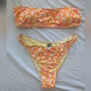 Kendall and Kylie Strapless Bikini